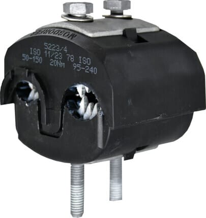 Melbye - Isolert piggklemme u/momentskrue for EX hengeledning 25-95/25-95mm²