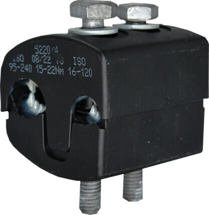 Melbye - Isolert piggklemme u/momentskrue for EX hengeledning 25-240/16-95mm²