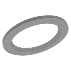 Ledvance - DOWNLIGHT CMFT EXCH RING D100 GY GRÅ