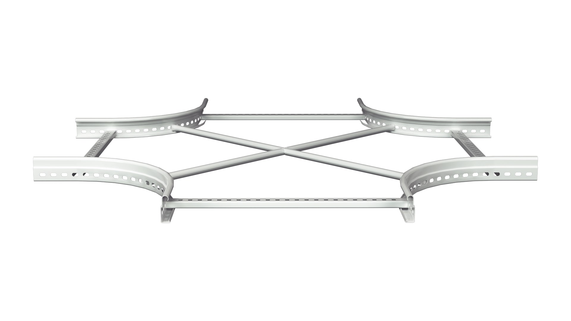 MP Bolagen - X-Avgrening 500mm Hvit MP-145V