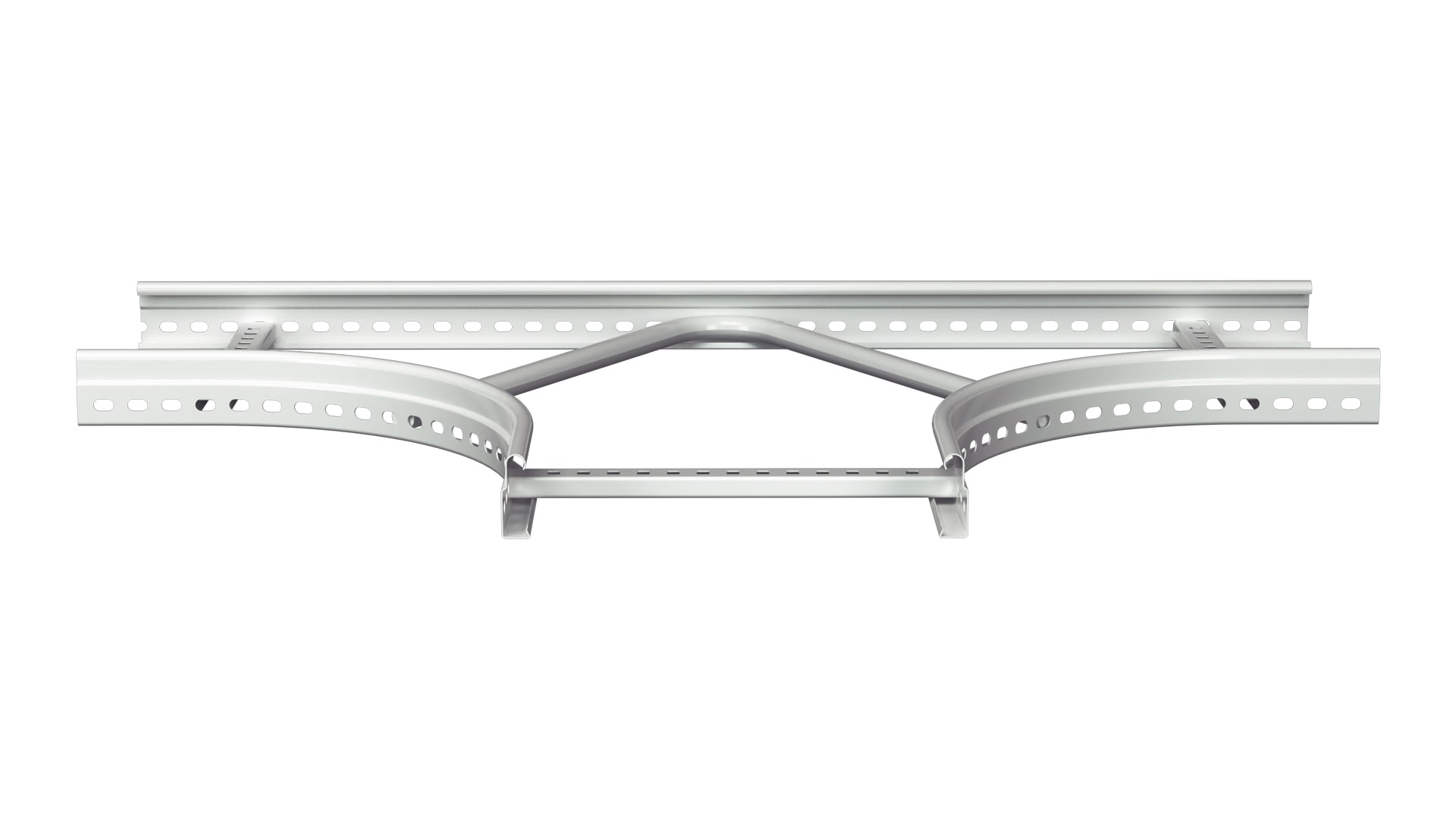 MP Bolagen - T-Avgrening 300mm Hvit MP-133V