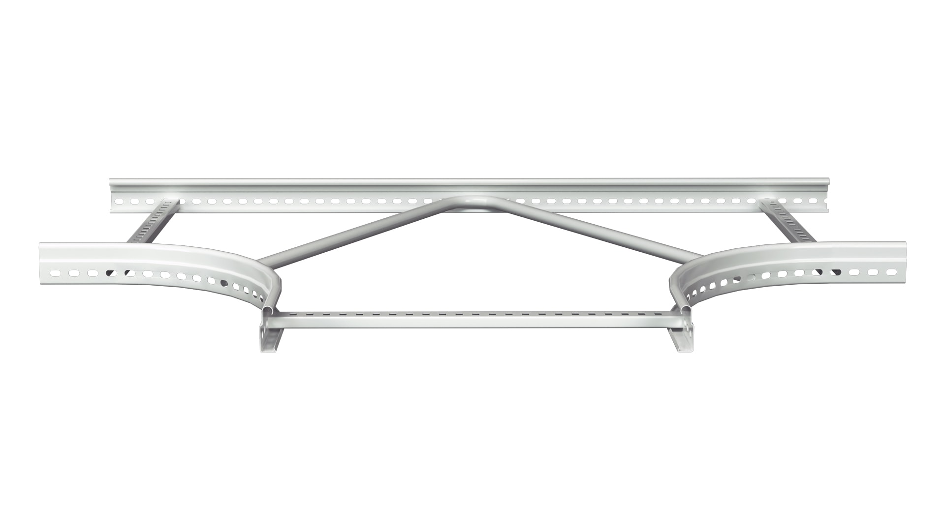 MP Bolagen - T-Avgrening 500mm Hvit MP-135V