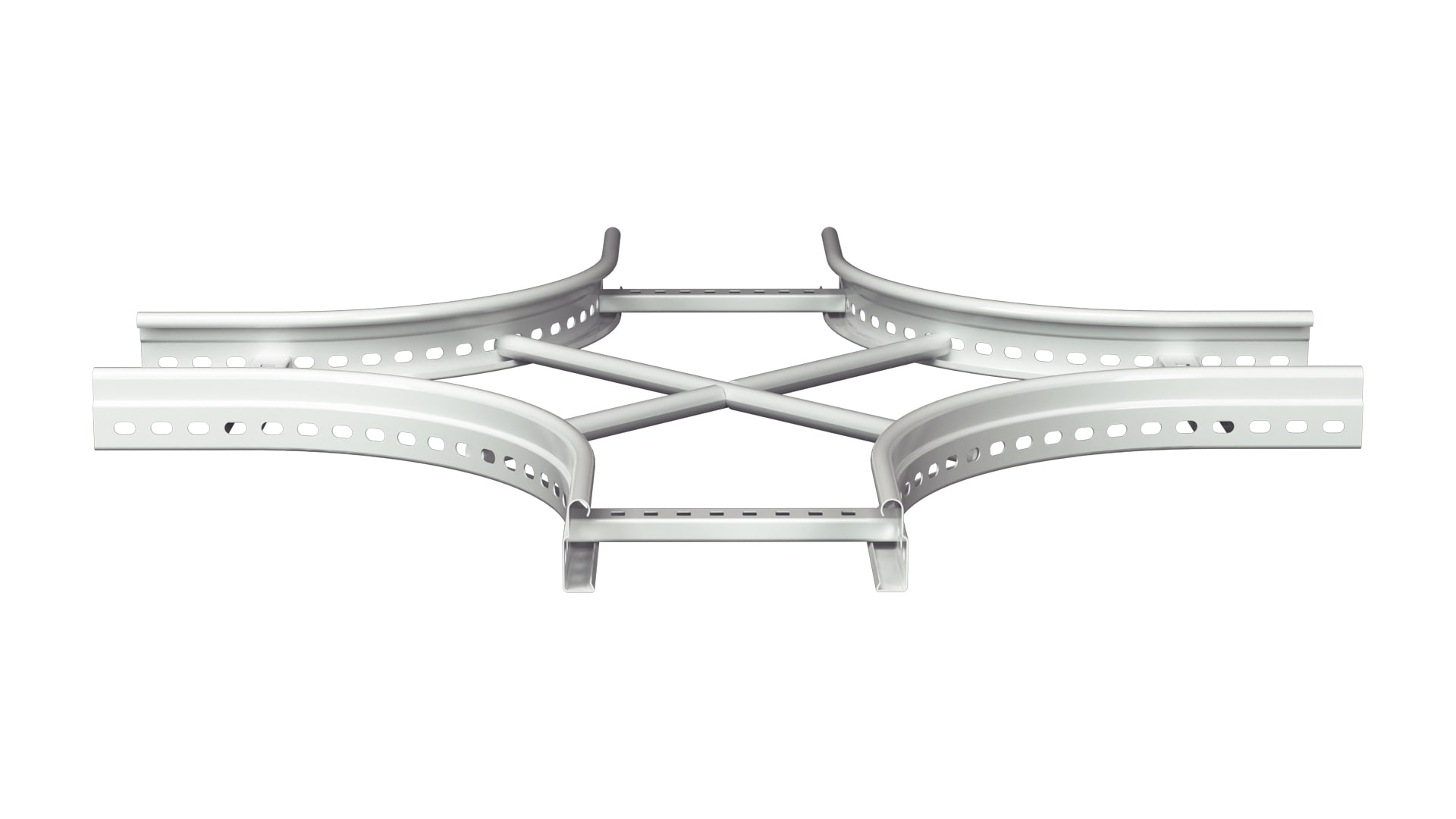 MP Bolagen - X-Avgrening 200mm Hvit MP-142V