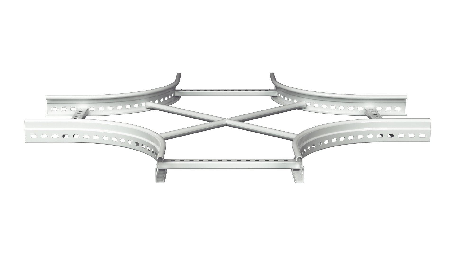 MP Bolagen - X-Avgrening 300mm Hvit MP-143V