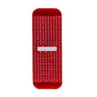 ABB Electrification - Utvendig merkesystem for kabelskap,rødt skilt -(bindestrek), pose a 10 stk,rød bakgrunn, hvit skrift