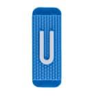 ABB Electrification - Utvendig merkesystem for kabelskap, blått skilt U, pose a 10stk, blå bakgrunn hvit skrift