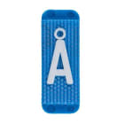 ABB Electrification - Utvendig merkesystem for kabelskap, blått skilt Å, pose a 10 stk. blå bakgrunn hvit skrift