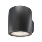 PLEJD - Veggarmatur med innebygd LED og justerbar fargetemperatur for bruk utendørs. Svart.