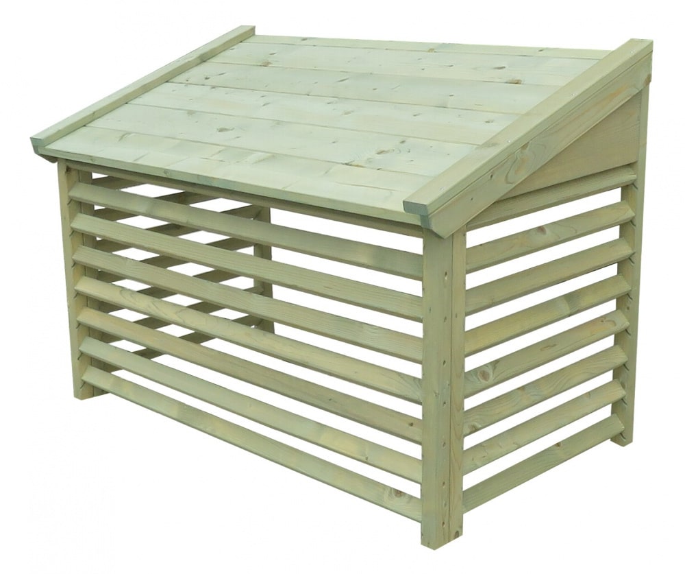 Grøntklima AS - Varmepumpehus, C003B ubehandlet, impregnert treverk