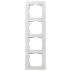 Elko - Plus ramme 4-hull kombinasjonsplate Polarhvit