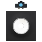 Elko - Blått lys dimmer kit Sort Lysmodulsett til rundt dimmeknapp