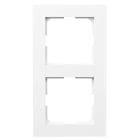 Elko - Plus ramme 2-hull kombinasjonsplate Polarhvit