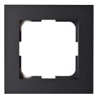 Elko - Plus ramme 1-hull kombinasjonsplate Sort