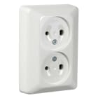 Elko - 1050 L stikk 12/48V påvegg Polarhvit