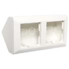 Elko - L3066 hjørnekappe dobbel Polarhvit