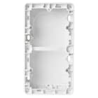 Elko - RS16 / L888 Dobbel påveggskappe 33mm Polarhvit