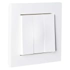 Elko - ELKO Plus bryter innfelt 1+1+1 Polarhvit