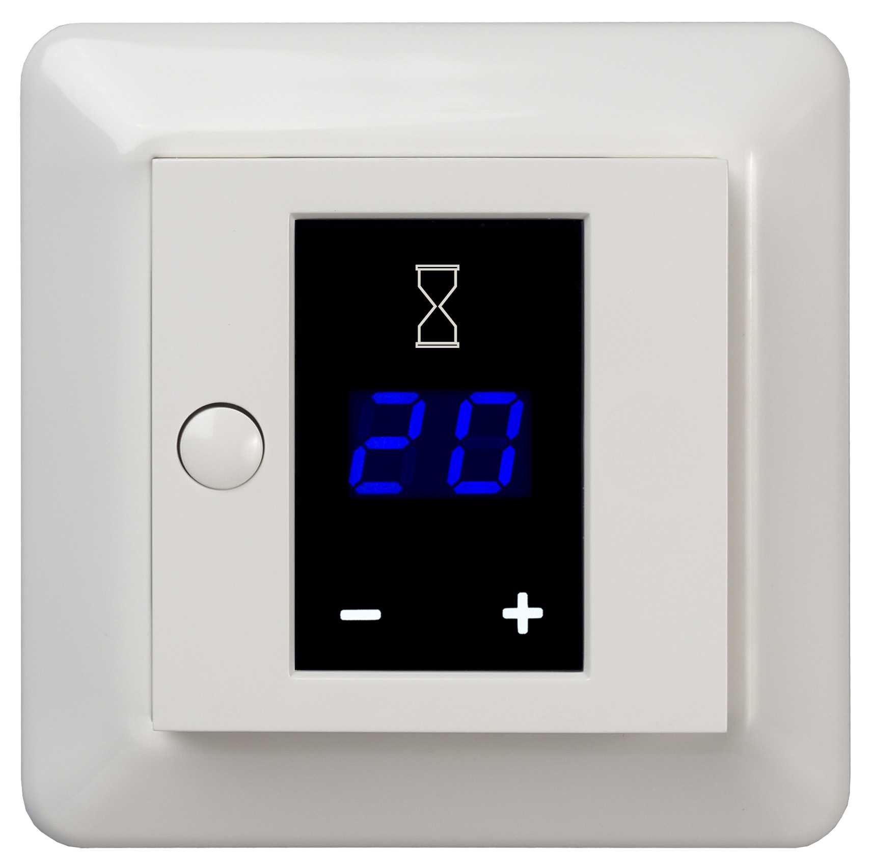 Elko - RS16 display tidsbryter 16A Polarhvit