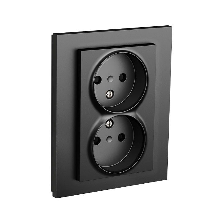 Elko - ELKO Plus dobbel rehabstikk u/jord sort