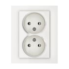 Elko - ELKO Plus Dobbel rehabstikk u/jord Polarhvit