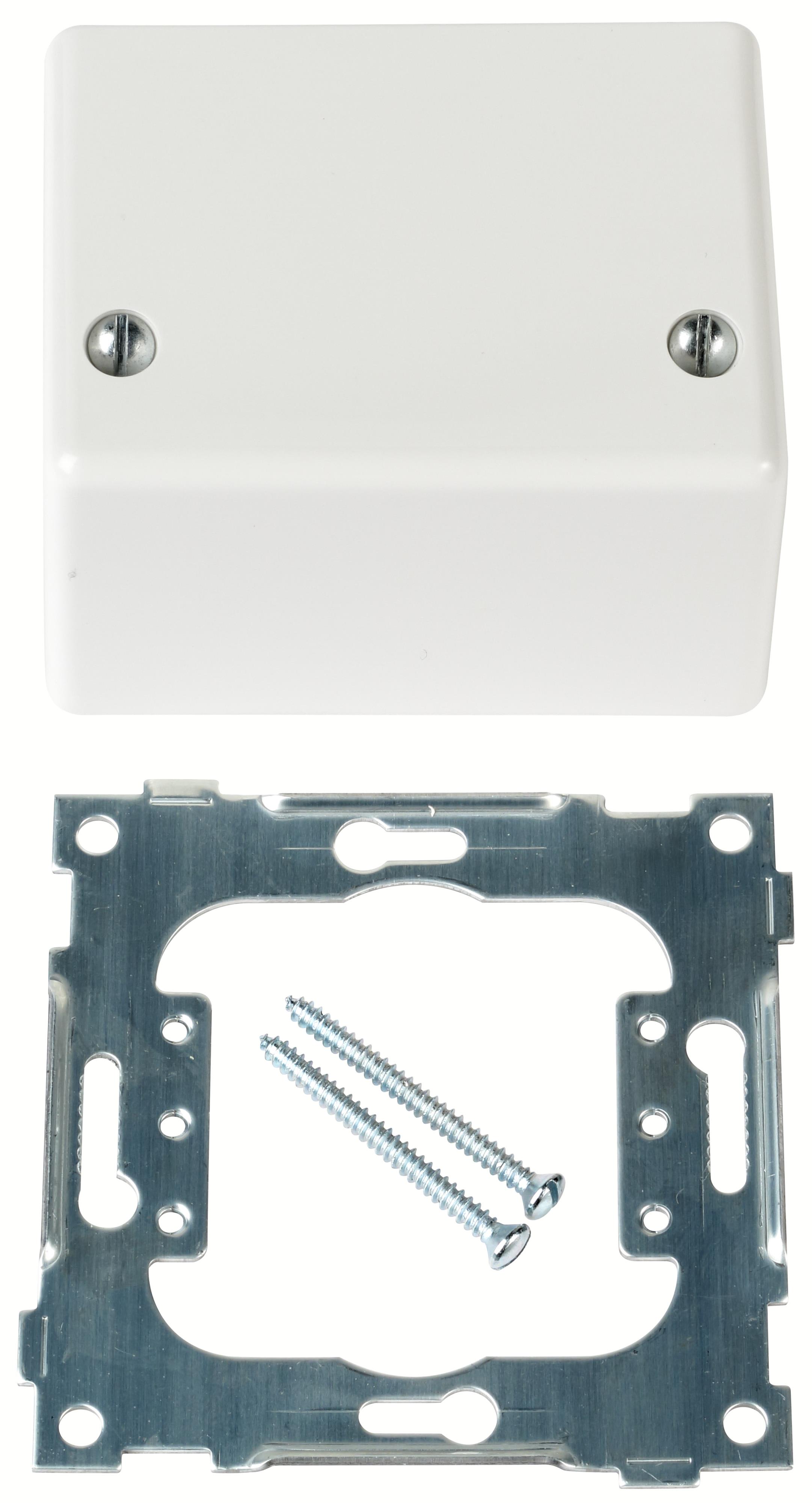 Elko - L917/1 Sentralplate skrå tett Polarhvit