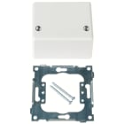 Elko - L917/1 Sentralplate skrå tett Polarhvit