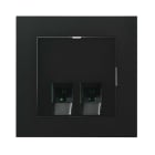 Elko - Vegguttak Plus 2XRJ45/UTP Cat6 I SO Veggkontakt