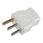 Elko - Komfyrplugg m/jord 25A Polarhvit