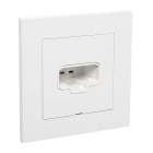 Elko - ELKO Plus DCL vegguttak+plugg Polarhvit