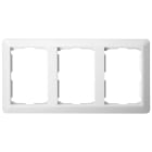 Elko - 3-hulls RS dobbelstikk ramme Polarhvit