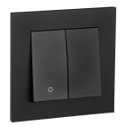 Elko - ELKO Plus bryter innfelt 2-1 10A Sort