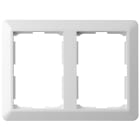 Elko - 2-hulls RS dobbelstikkramme Polarhvit