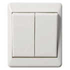 Elko - H16 / 6-6 Påvegg bryter Polarhvit