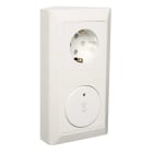 Elko - Tidsbrytersett m/jord m/hj.kappe Polarhvit