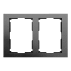 Elko - 2 hulls ramme Plus Dobbel stikk Sort