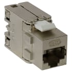 Elko - ELKO Plus modularuttak 2x8 kat.6A STP, verktøyfri, for innfelling sort