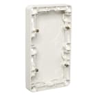 Elko - RS16 / L676 Dobbel påveggskappe 18mm Polarhvit