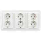 Elko - 1087 PT 6-veis m/jord Innelt Polarhvit