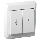 Elko - RS16/2M Påvegg markise bryter Polarhvit