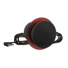 Elko - Borduttak med trådløs lader. Borduttaket felles ned i f.ekskjøkkenbenk eller skrivebord. Ø:60mm