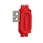 Elko - Flexi+ dobbel innfelt boks med 4 løp, benyttes for trippel stikkontakt eller to enkle produkter.