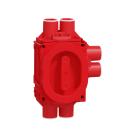 Elko - Flexi+ 1,5 brannboks med stenderfeste for bruk med ELKO doble stikk, spesielt lavtbyggende.