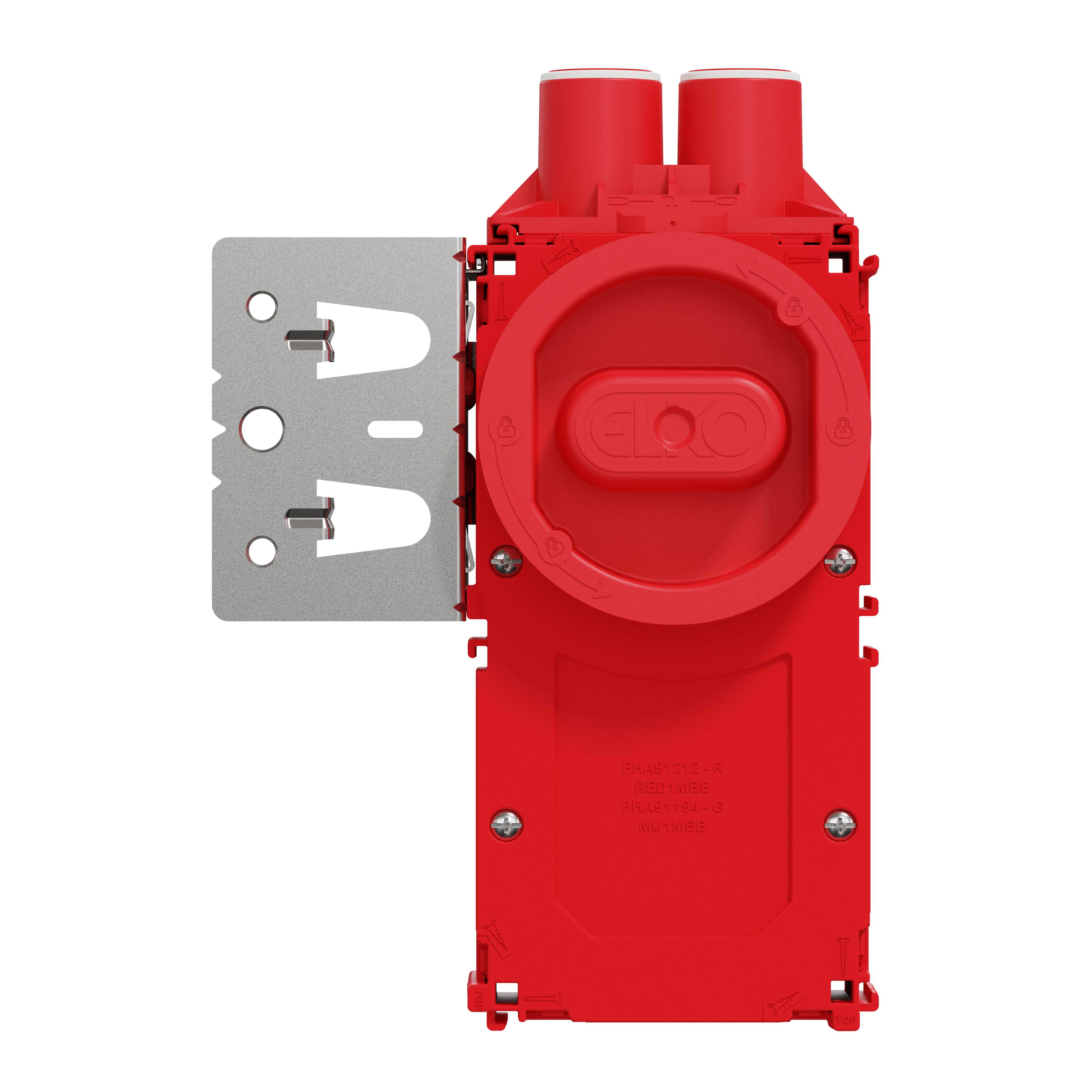 Elko - Flexi+ enkel BigBox med 2 løp, med stort koblingsrom. Manuelt justerbar festering 13-26mm