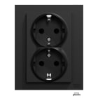 Elko - ELKO Havplast Plus rehabstikkontakt med jord for montering i enkel eller 1,5 veggboks.