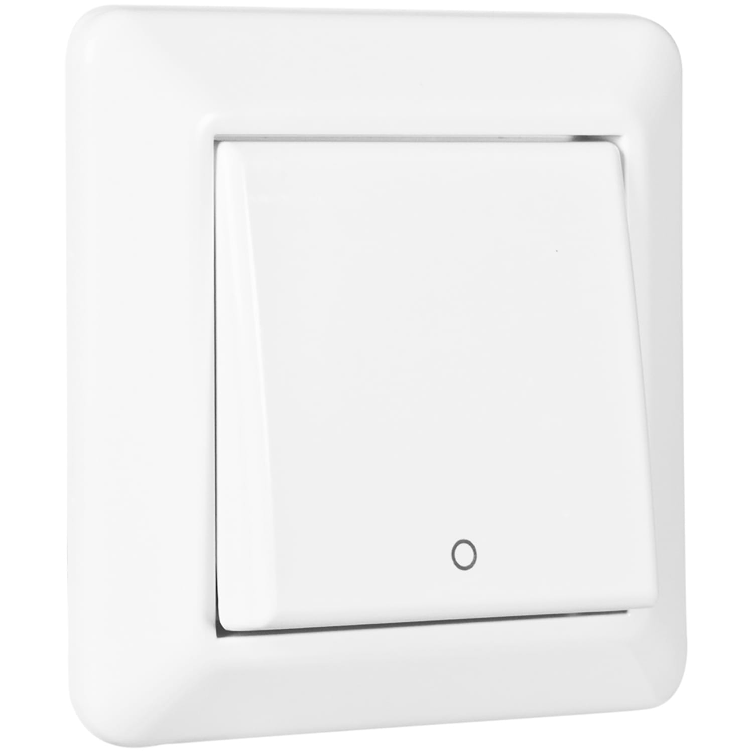Elko - RS Renhvit innfelt bryter 2 polet for bruk på våtrom eller der det er krav om 2-polet brudd