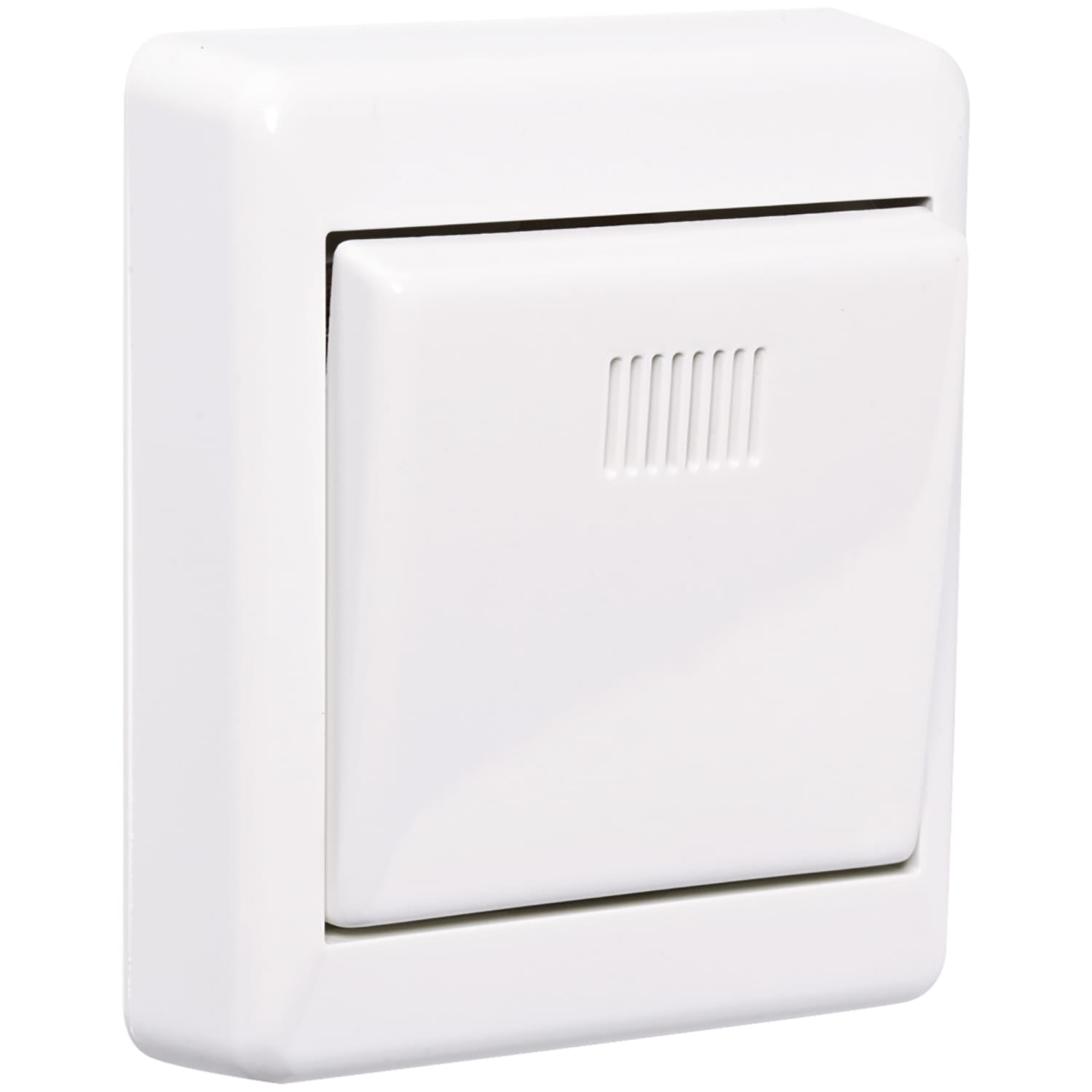 Elko - RS Renhvit 1 polet impulsbryter med lys,brukes der det er behov for en impulsbryter f.eks trapperele