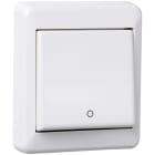 Elko - RS Renhvit 2 polet bryter for bruk der det er krav om topolet brudd, f.eks våtrom eller utelys.