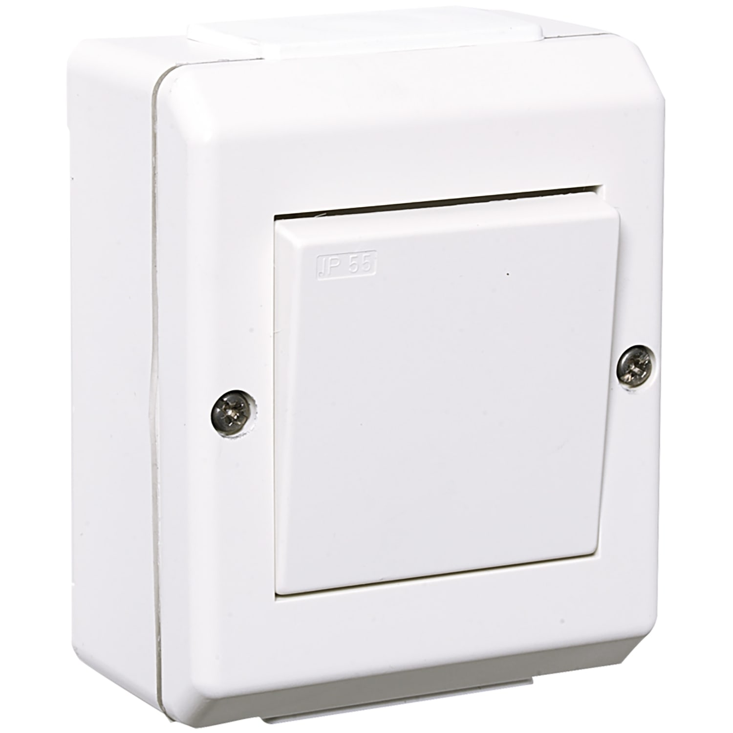 Elko - RS Renhvit IP55 1 polet bryter for bruk i våte og fuktige miljøer