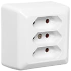 Elko - RS Renhvit Euro stikkontakt påvegg for bruk med f.eks TV eller stereobenk