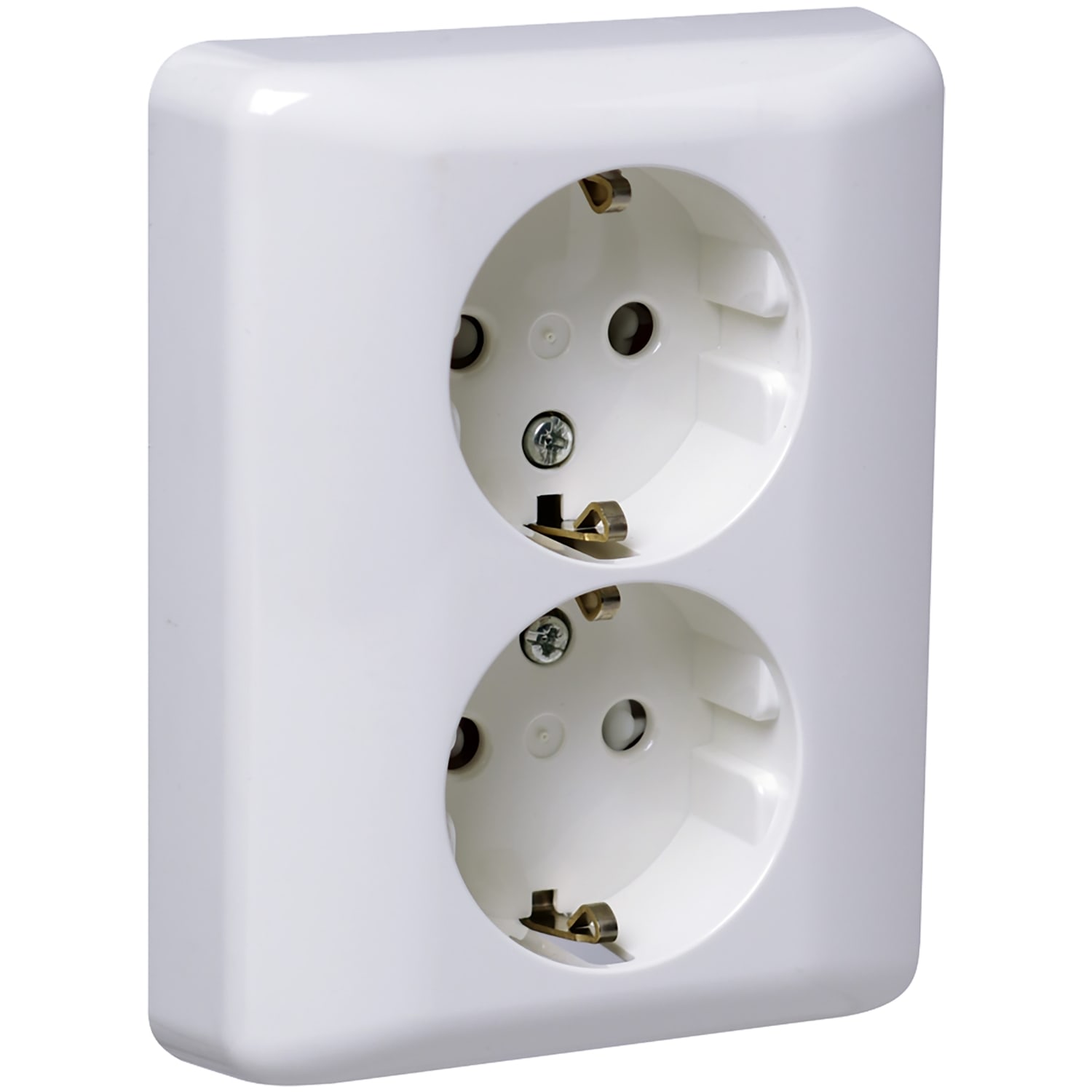 Elko - RS Renhvit prosjektstikkontakt med terminering fra en side.